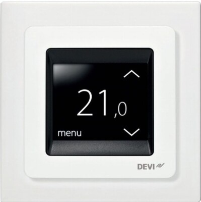 Devi Fußbodenheizung Devireg Touch Programmierbar Thermostat - Weiß - 140F1064