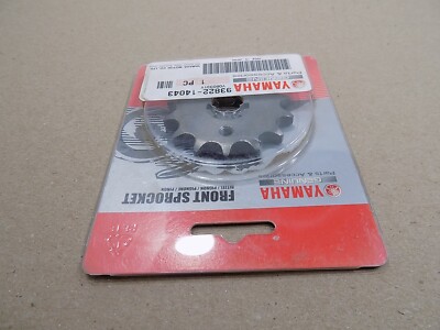 NEW NOS YAMAHA FRONT SPROCKET / 93822-14043 / 14T / YZ80 RT180 | eBay