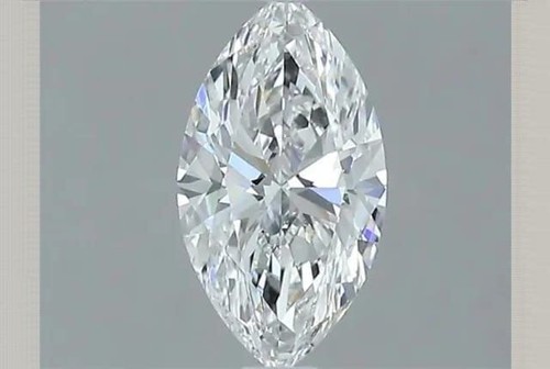 Diamante cultivado en laboratorio color D natural corte brillante marquesa de 5,00 quilates certificado VVS1 - Imagen 6 de 9