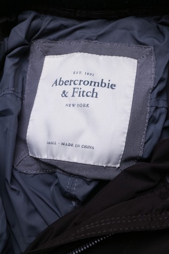 Abercrombie & Fitch Women Down Parka Jacket Casual Windproof Brown size S UK8 - Picture 5 of 7
