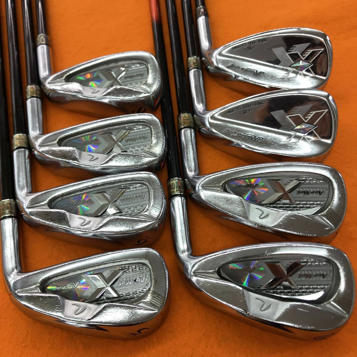 Roots Golf AerMetX アーメットドライバー&アイアン計7本セット Roots Golf AerMetX アーメットドライバー&アイアン計7本セット
