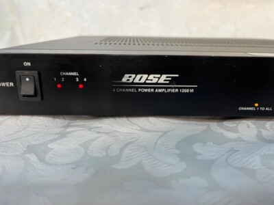 【BOSE】ボーズ4CHパワーアンプ 1200Ⅵ 取説付