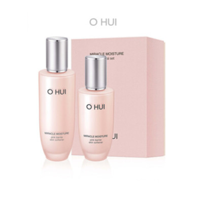 OHUI O HUI Miracle Moisture Pink Barrier Skin Softener 150ml + 100ml Set