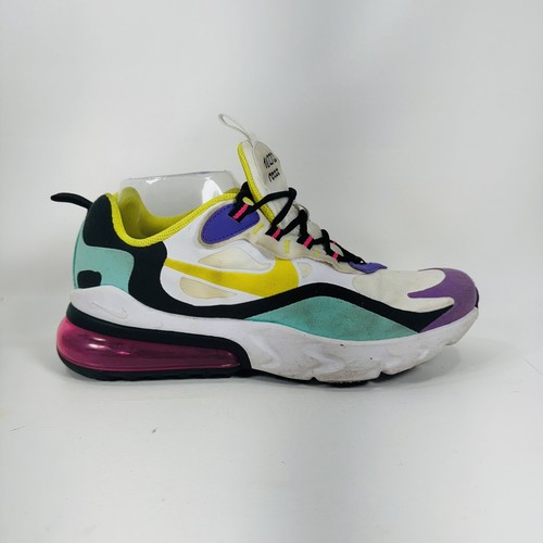 Nike Airmax 270 React Multicolor Sneakers Size 7Y / Women’s 8.5 BQ0103-101 - Picture 6 of 11