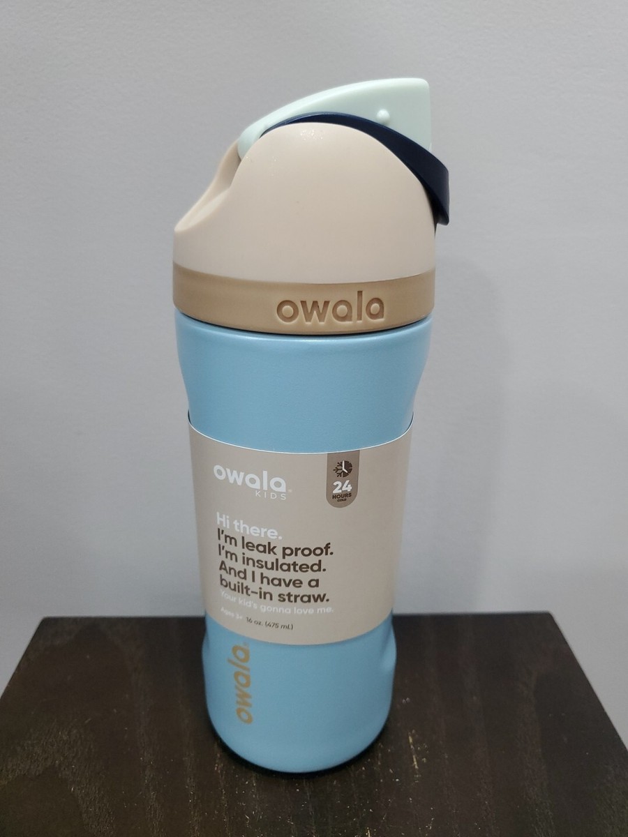 Owala FreeSip Stainless Steel Bottle / 16oz / Color: Rocky Shore