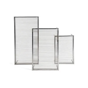 Argentinian Stainless Steel and Steel Barbecue Grill