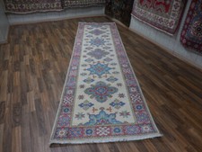 Anatolian Turkish Hand Made Rug ,Turkish Geometric Kazak Heriz Rug , 2.9x10 Ft