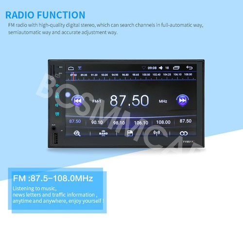 7in Double 2 DIN Car Stereo Touch Screen MP5 Player Radio Bluetooth GPS Nav WIFI - Picture 15 of 24