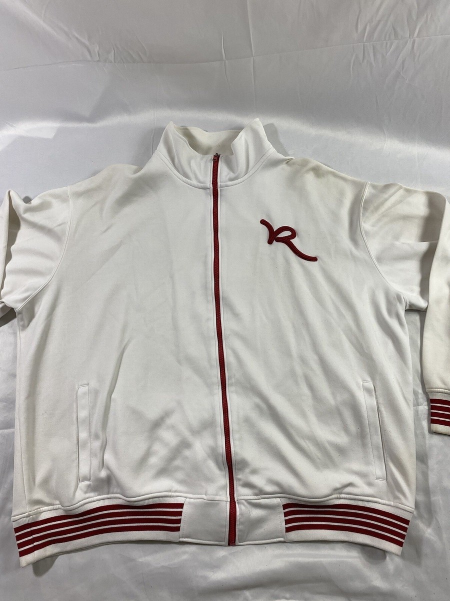 Vintage Rocawear Full Zip 3XL Hip Hop Track Jacket Jay Z White