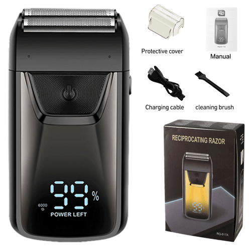 Wet/Dry Reciprocating Shaver Razor Men's Cordless USB Rechargeable Beard Trimmer - Picture 14 of 26