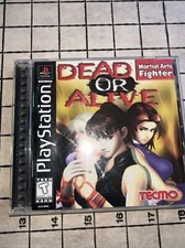 Dead or Alive PS1 Sony PlayStation Black Label CIB W/Manual  “used”
