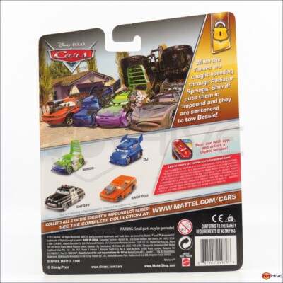 Disney Pixar Cars Bessie road paver Deluxe Sheriff's Impound Lot