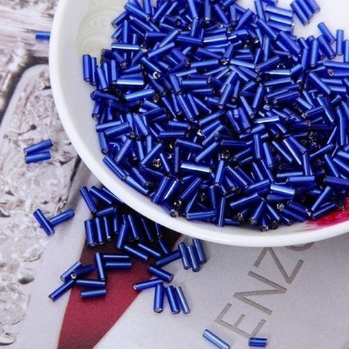 Tube Czech Glass Beads- 2x6mm Colorful Seed Bead DIY Craft Jewelry Making 200Pcs - Picture 9 of 47