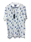 Polo Ralph Lauren Polo Bear Windsurfer Short Sleeve Shirt Blue Cotton Mesh $125