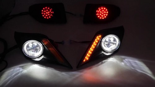 NEW LED Light Kit Headlight Taillight Fit Yamaha Drive 2 Golf Cart 2017-Up - Video 1 of 1
