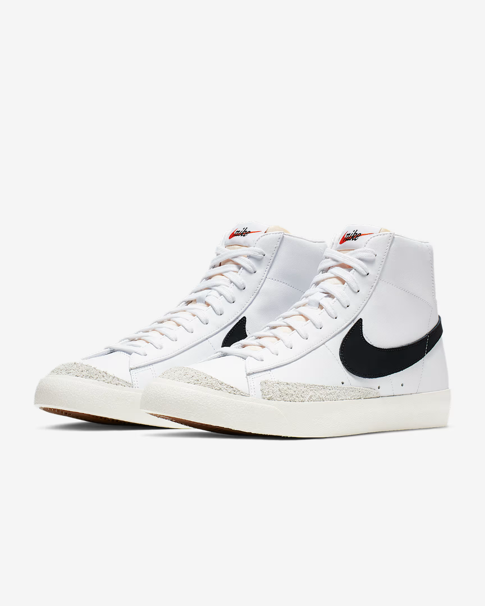 Authentic Nike Blazer Mid 77 Vintage ® ( UK All Sizes: 5 - 12 ) White /  Black | eBay UK
