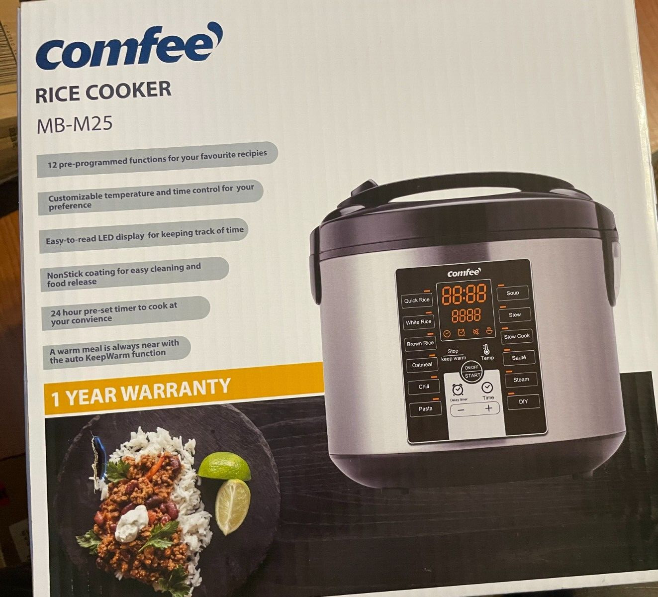 Electric Multi Rice Slow Pressure Cooker Steamer Programmabl