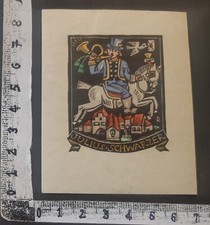 WUNDERKAMMER K EXLIBRIS 152 - "POST " - * ROSE REINHOLD * - X COLOR