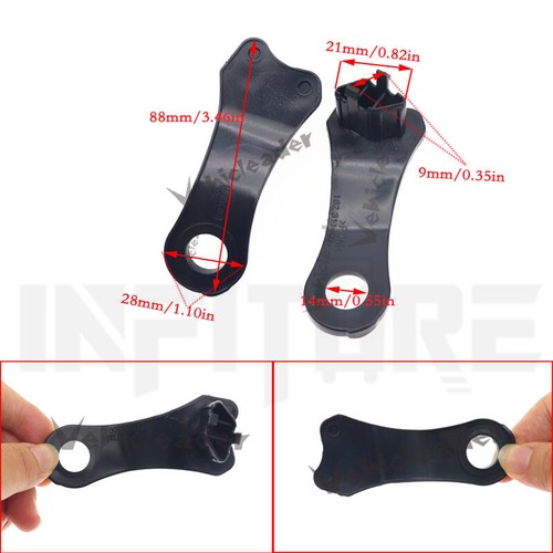 4PCS Front Headlight Repair Kit Bracket Clip For BMW 5 Serie E60 E61 63126949634 - Picture 10 of 12