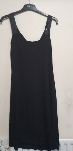 Mothercare Womens Black Tie Front Sleeveless Maternity Dress UK Size 14 - Picture 4 of 4