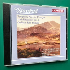 STANFORD Symphony Irish Rhapsody Classical CD Mordkovitch Ulster Handley Chandos