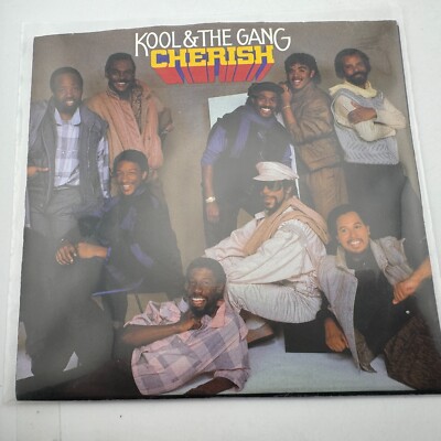 Kool & The Gang: ''Cherish'' De-Lite records (1984) 45 RPM w/ Picture Sleeve
