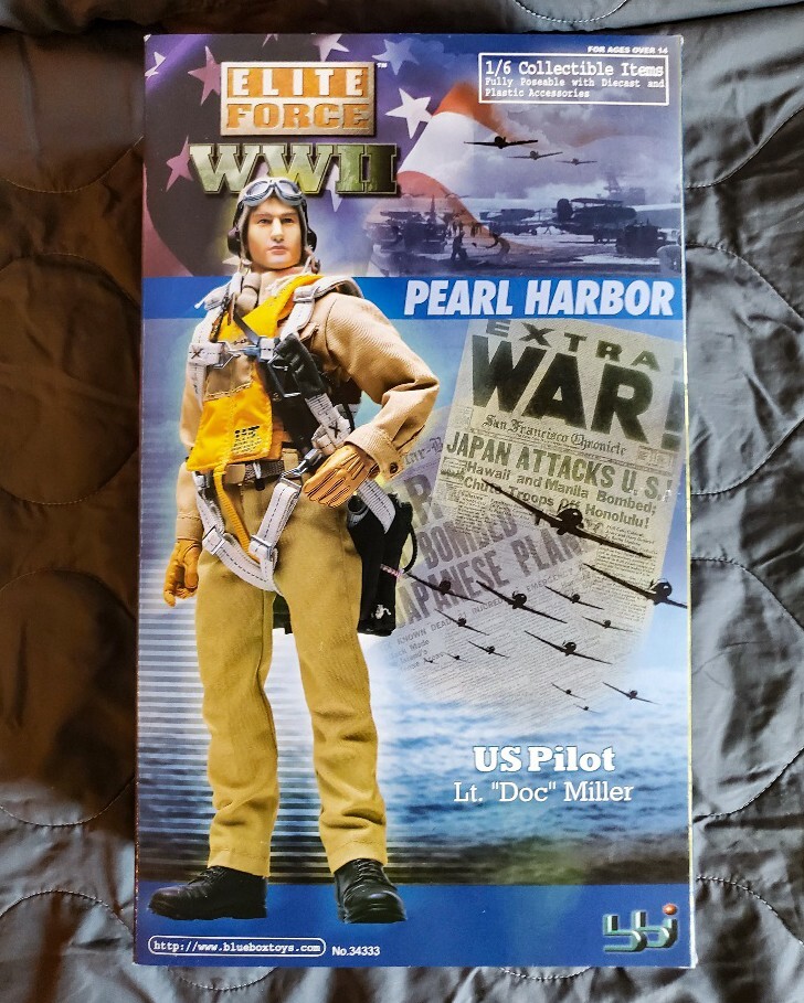1/6 Elite Force BBI WW2 US Pilot Lt. Doc Miller Pearl Harbor