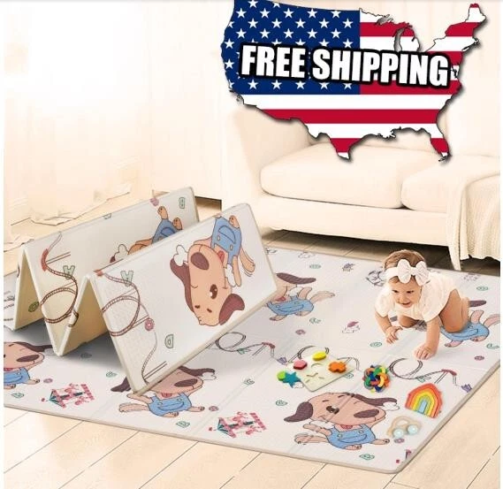 Baby Play Mat/ Foldable and Waterproof/Reversible and Versatile 0.4in thick 1cm
Opens in a new windo