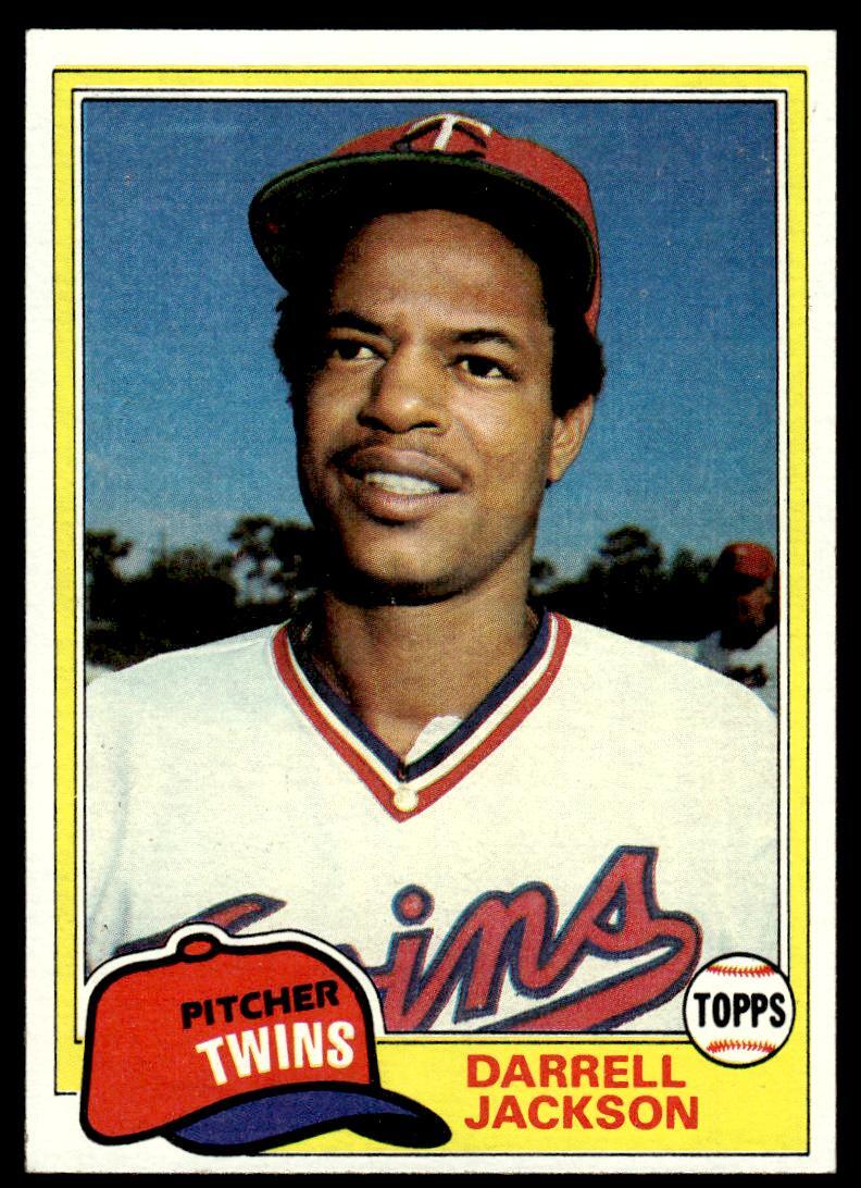 1981 Topps 89 Darrell Jackson Minnesota Twins Baseball Card | eBay