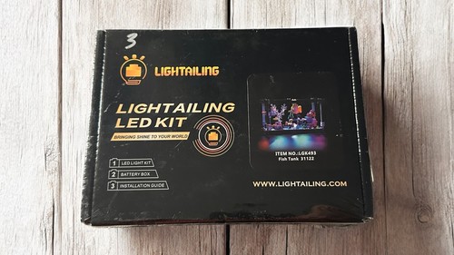 LGK493 LED Light Kit for Fish Tank - Compatible with LEGO 31122 Set