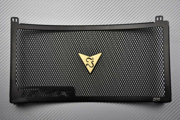 Cache radiateur d'eau antichoc pour Yamaha TMAX 530 protégeant des projections de gravillons
