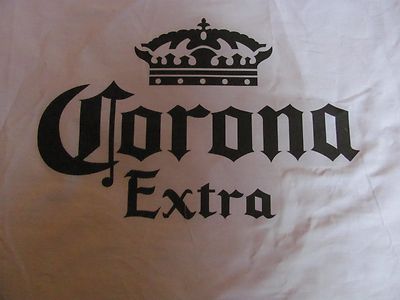 2 CORONA BEER LOGO Quilting Block Quilt Squares Sewing block Blanket Beer Fabric