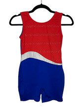 Cat  Jack Girls 14 Patriotic Gymnastics Leotard Dance Unitard