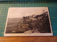 158734 RECCO MULINETTI CARTOLINA MOLTO ROVINATA 