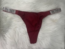 Victoria's Secret Shine Strap Thong Panty Size L
