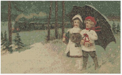 Stickmuster Von Florashell - Weihnachten Liefert Geschenke