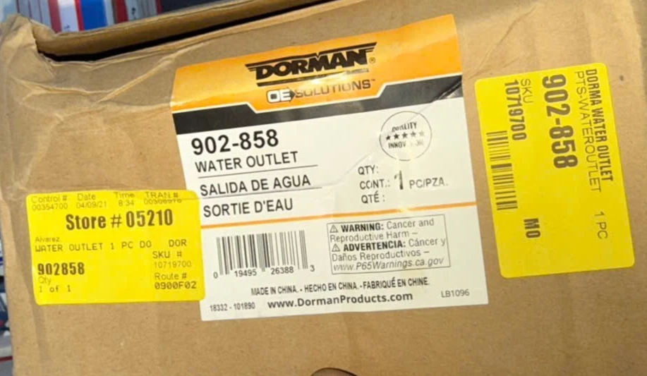 Dorman 902-858 Thermostat Housing for Ford Freestyle Mercury Montego 2005-2007 - Image 3 of 3