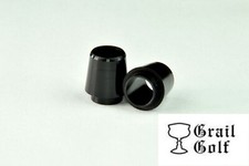 GRAIL GOLF NEW PREM BLACK "COLLARED" WOOD FERRULES .350 .50" .550OD QUALITY LOT