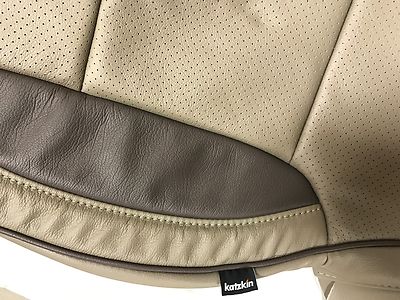 2016-2018 GMC Sierra Crew Cab SLE Katzkin Leather Cocoa Dune Bristol Two Tone