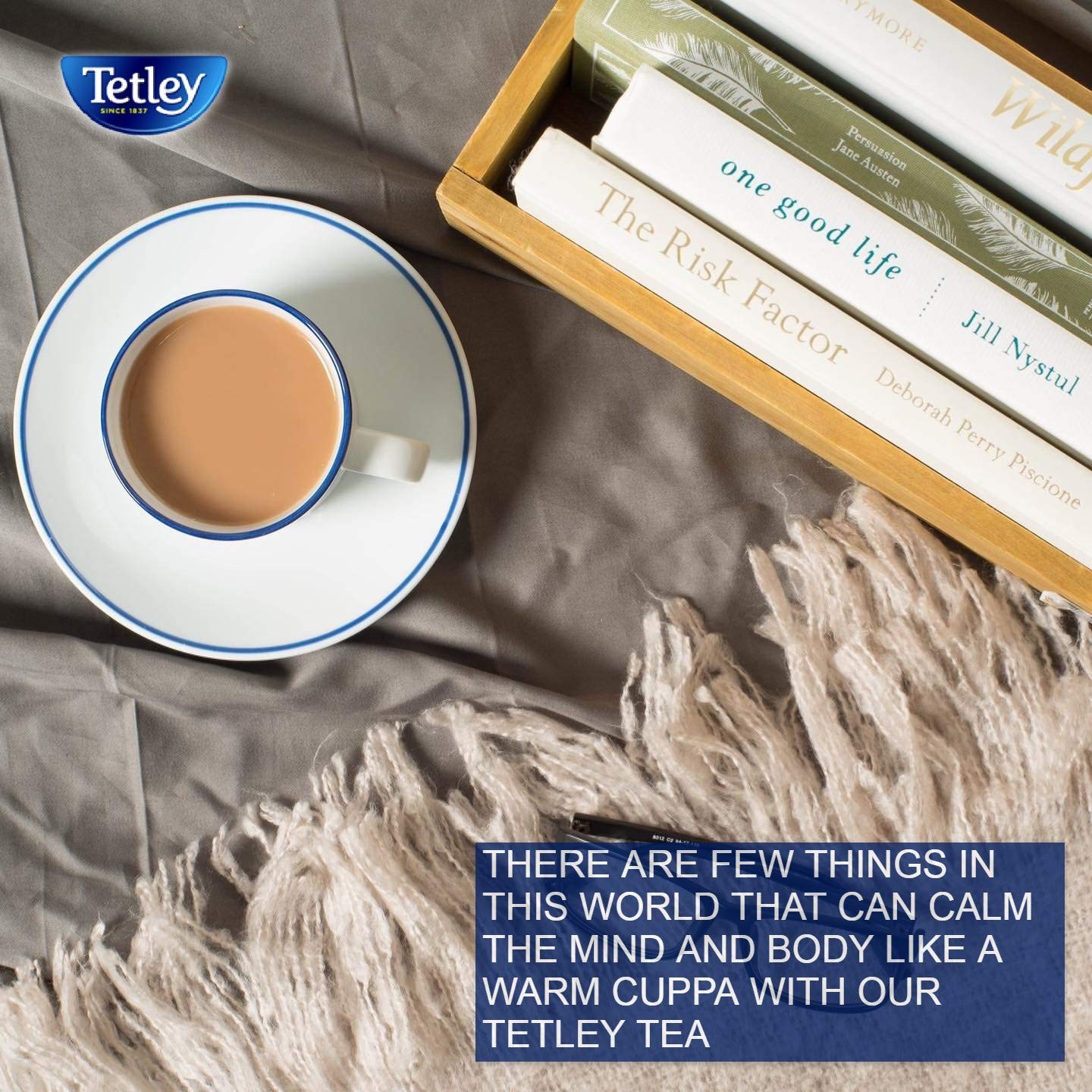 Tetley Classic Blend Decaf Premium Black Tea, Decaffinated Tea, 72 Tea Bags P...