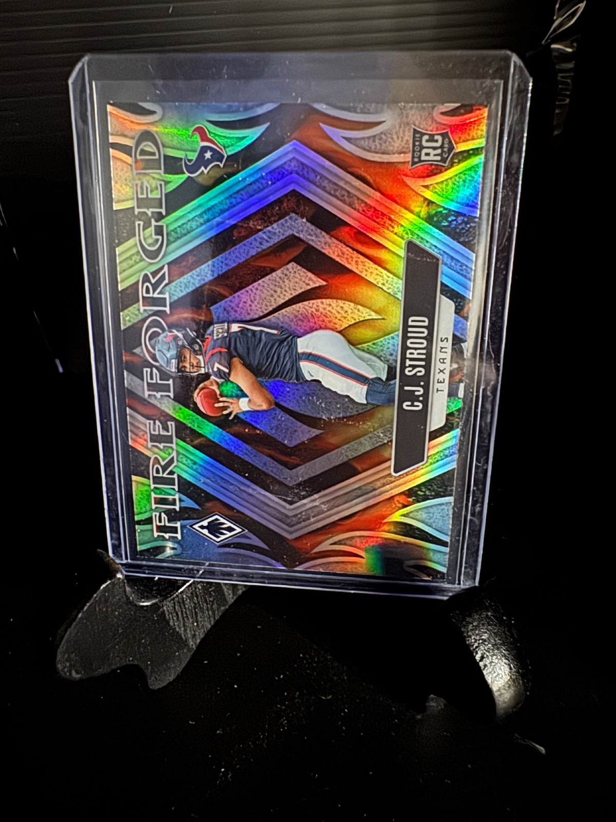 2023 Panini Phoenix - Fire Forged C.J. Stroud #FF-6 (RC) Houston Texans ROTY