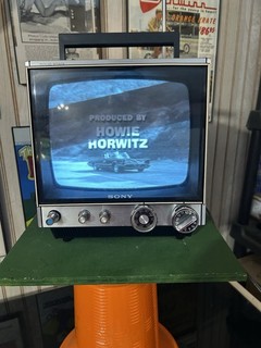 vintage sony tv Model Tv 940. 9 Inch Crt Be TV Tested Japan 1972