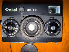 Rollei 35 TE 35mm Camera Tessar 40mm F/3.5 Lens NEARLY NEW with leather case