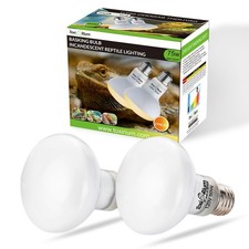 Reptile Heat Lamp 2Pack 50W Reptile Sun Lamp -Ballasted Vapor Basking Spot La...