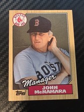 1987 Topps - John McNamara #368 Boston Red Sox 