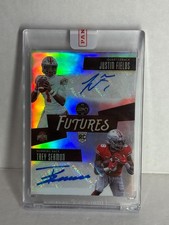 2021 Panini Legacy Futures Dual Auto Justin Fields Trey Sermon buckeyes /25