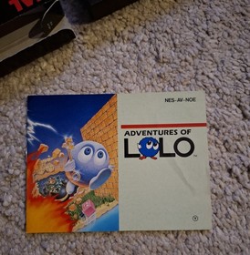 ADVENTURES OF LOLO NINTENDO NES CIB