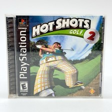 Hot Shots Golf 2 PlayStation 1 PS1 2000 TESTED CIB w/Manual & Insert Black Label