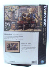 Dimensions HONEY BEAR Cross Stitch 14 X 9  Do...