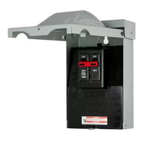 AC Outdoor Disconnect Enclosure Box 60-Amp 120/240V Safety Power Cut/Shut Off